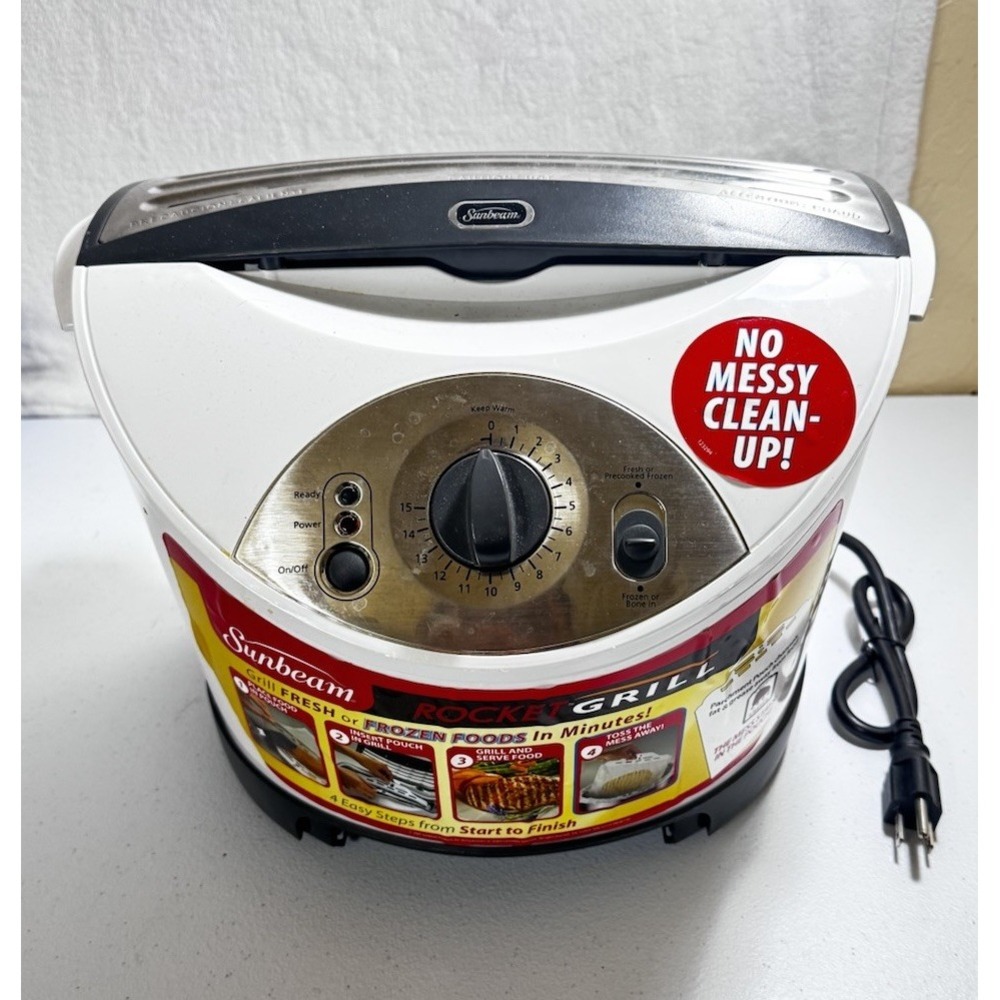Sunbeam Rocket Grill Indoor Grilling Original RG72